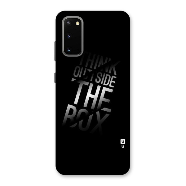 Think Outside the Box Back Case for Galaxy S20