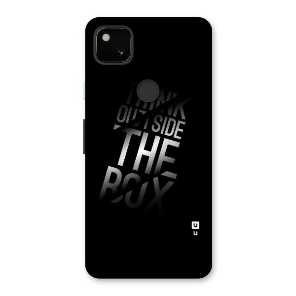 Think Outside the Box Back Case for Google Pixel 4a