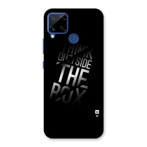 Think Outside the Box Back Case for Realme Narzo 30A