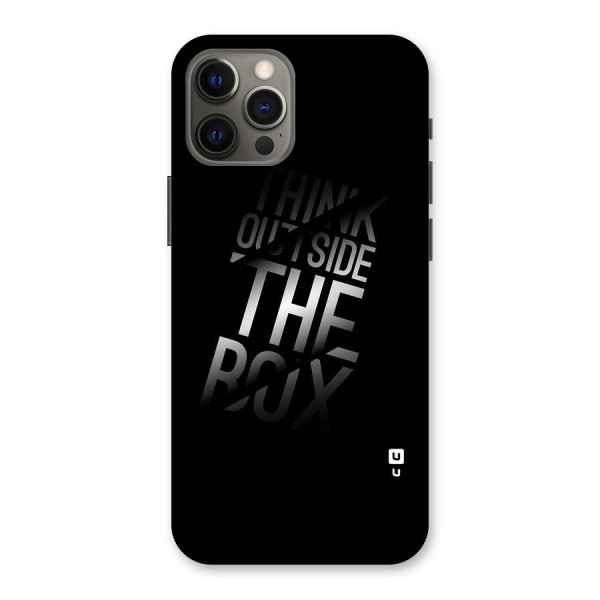 Think Outside the Box Back Case for iPhone 12 Pro Max