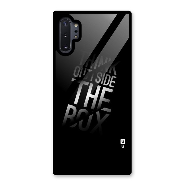 Think Outside the Box Glass Back Case for Galaxy Note 10 Plus
