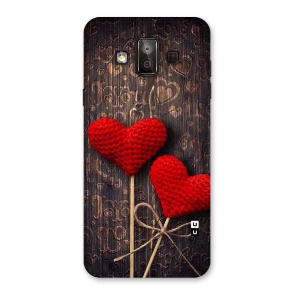 Thread Art Wooden Print Back Case for Galaxy J7 Duo