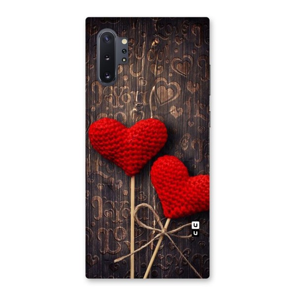 Thread Art Wooden Print Back Case for Galaxy Note 10 Plus