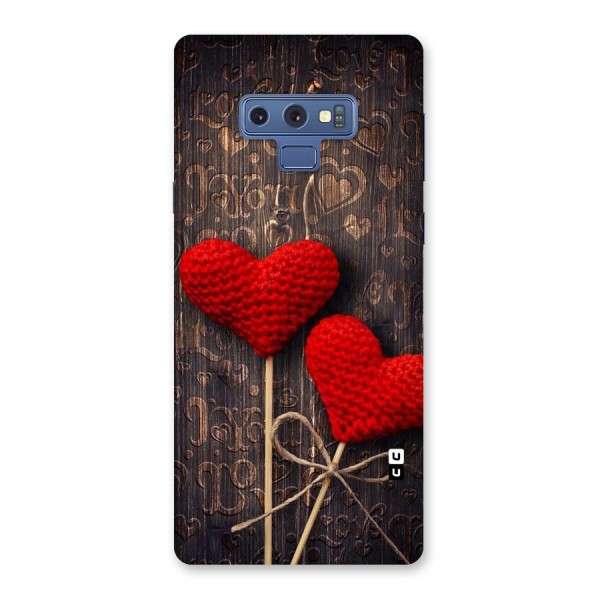 Thread Art Wooden Print Back Case for Galaxy Note 9