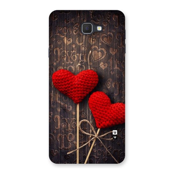 Thread Art Wooden Print Back Case for Galaxy On7 2016
