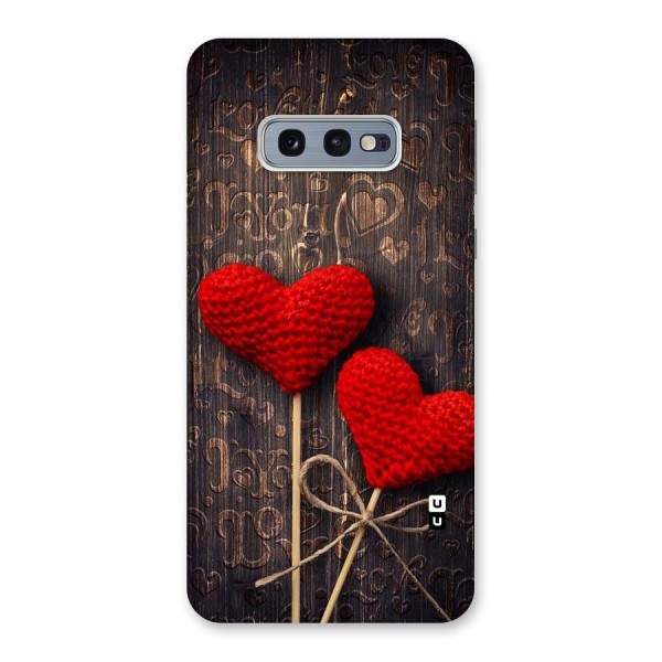 Thread Art Wooden Print Back Case for Galaxy S10e
