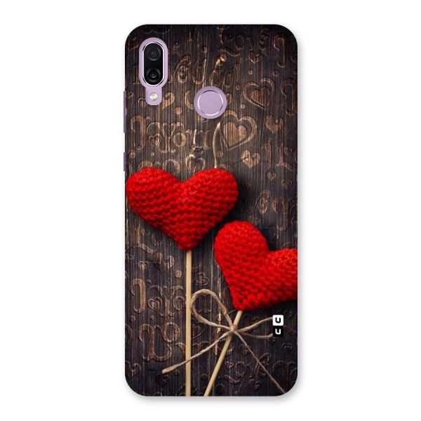 Thread Art Wooden Print Back Case for Honor Play