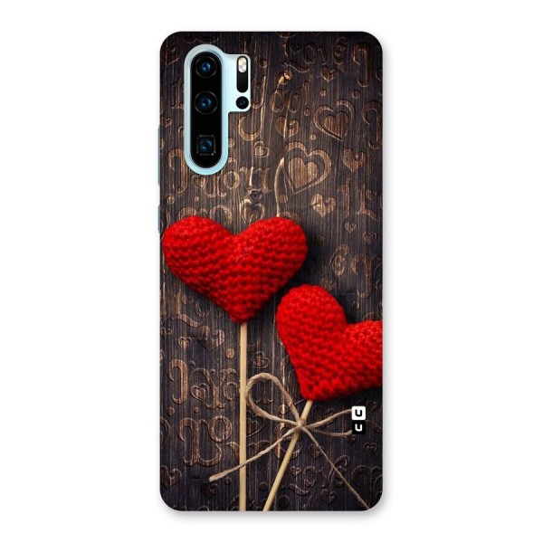 Thread Art Wooden Print Back Case for Huawei P30 Pro