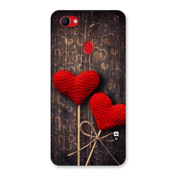 Thread Art Wooden Print Back Case for Oppo F7