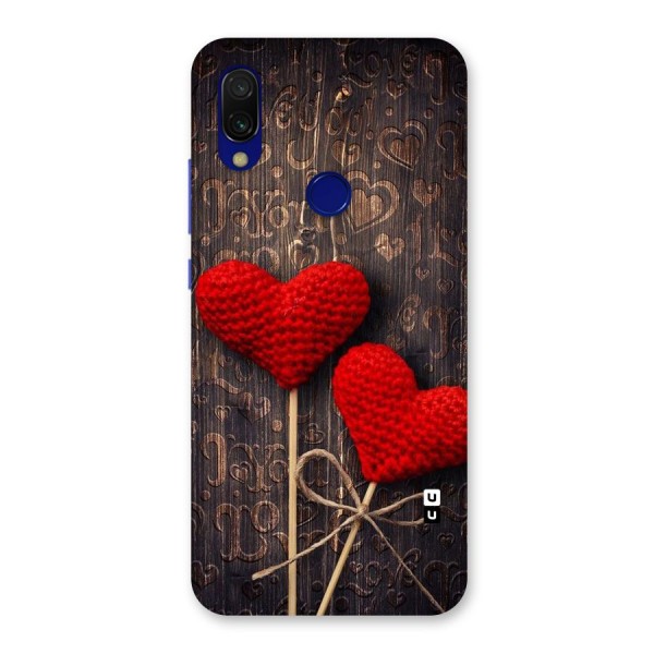 Thread Art Wooden Print Back Case for Redmi 7