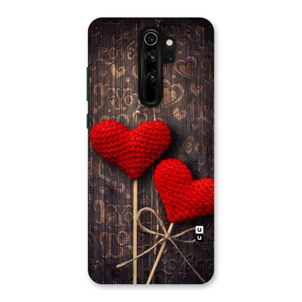 Thread Art Wooden Print Back Case for Redmi Note 8 Pro
