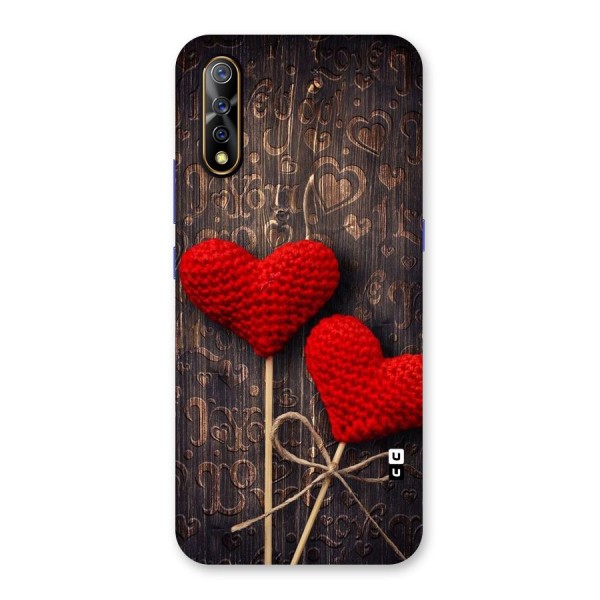 Thread Art Wooden Print Back Case for Vivo S1