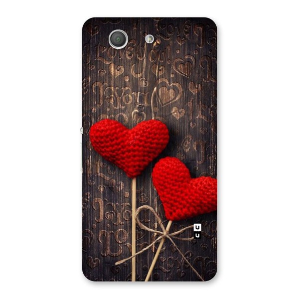 Thread Art Wooden Print Back Case for Xperia Z3 Compact