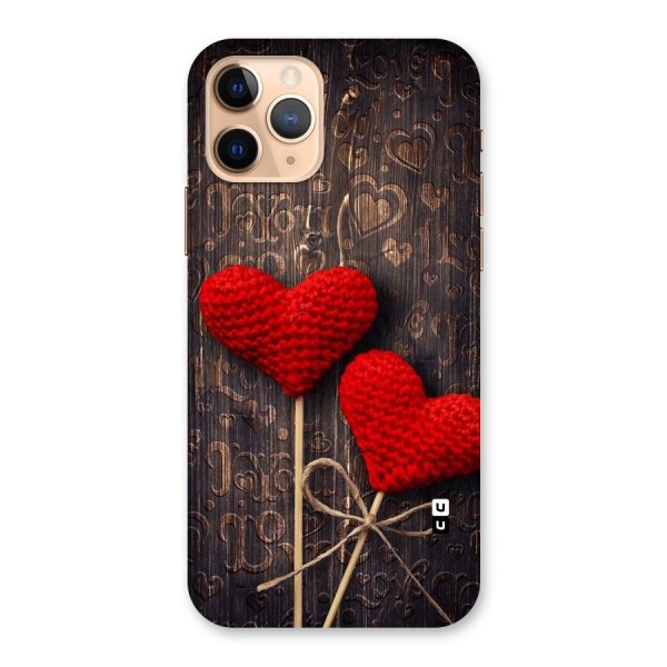 Thread Art Wooden Print Back Case for iPhone 11 Pro