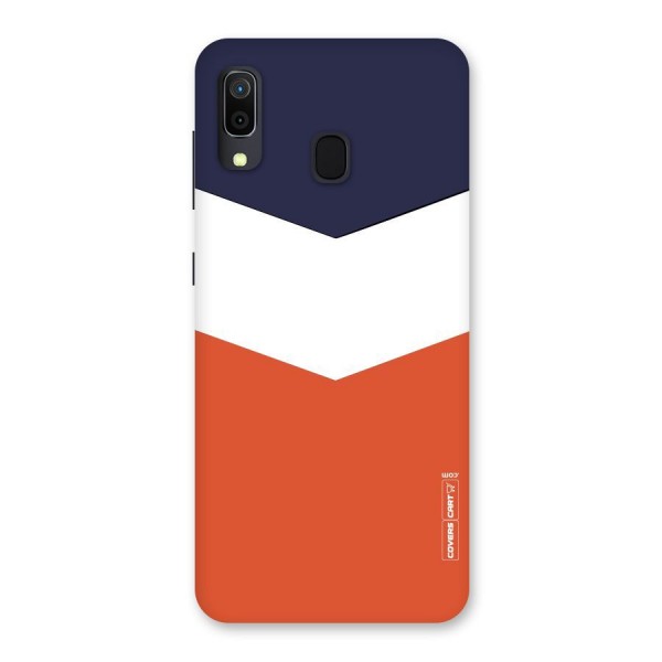 Three Colour Pattern Back Case for Galaxy A30