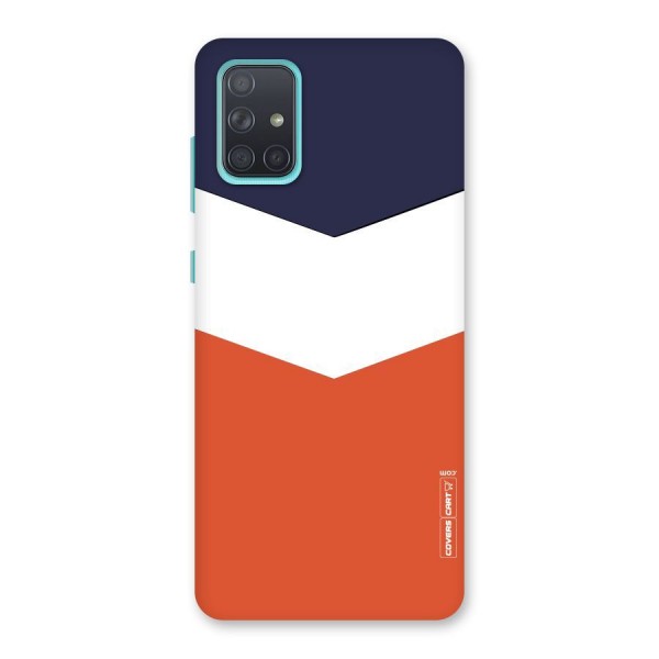 Three Colour Pattern Back Case for Galaxy A71