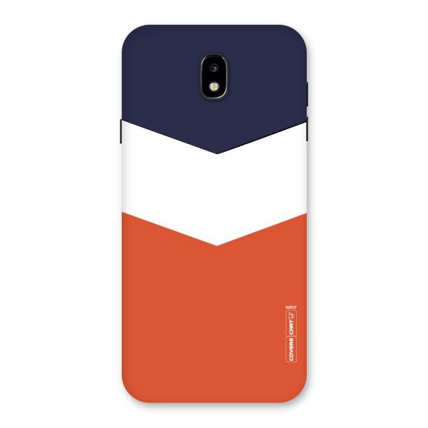 Three Colour Pattern Back Case for Galaxy J7 Pro