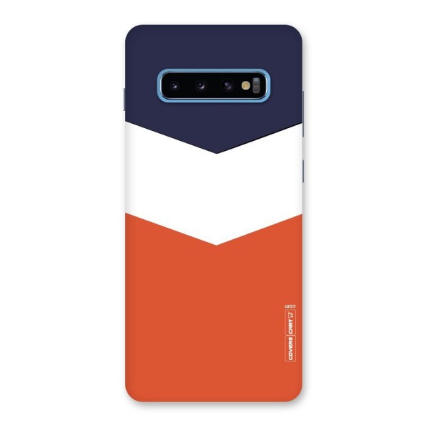 Three Colour Pattern Back Case for Galaxy S10 Plus