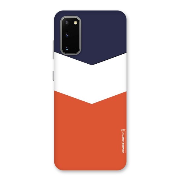 Three Colour Pattern Back Case for Galaxy S20