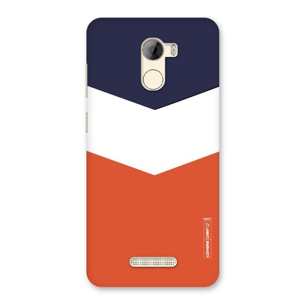 Three Colour Pattern Back Case for Gionee A1 LIte
