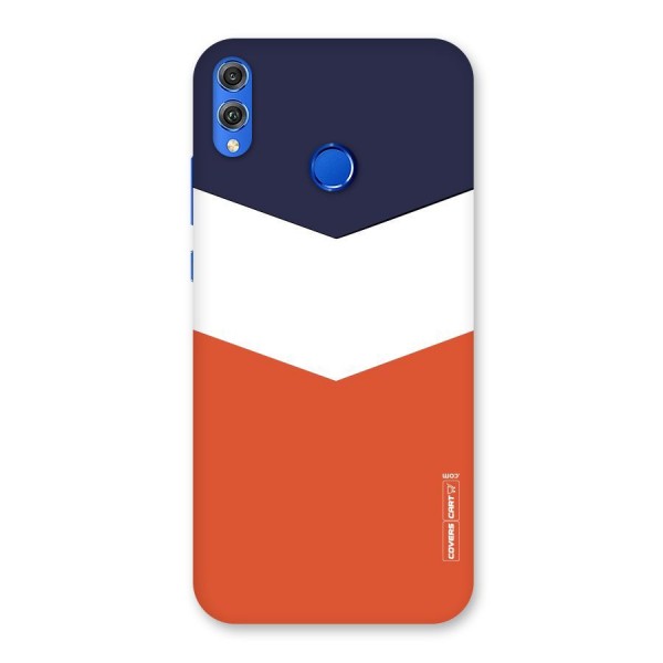 Three Colour Pattern Back Case for Honor 8X
