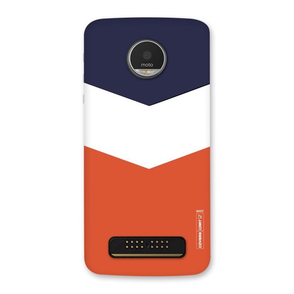 Three Colour Pattern Back Case for Moto Z Play