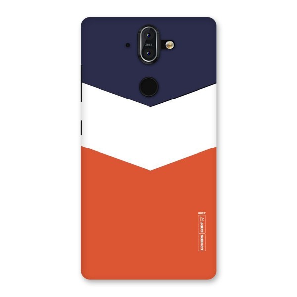 Three Colour Pattern Back Case for Nokia 8 Sirocco