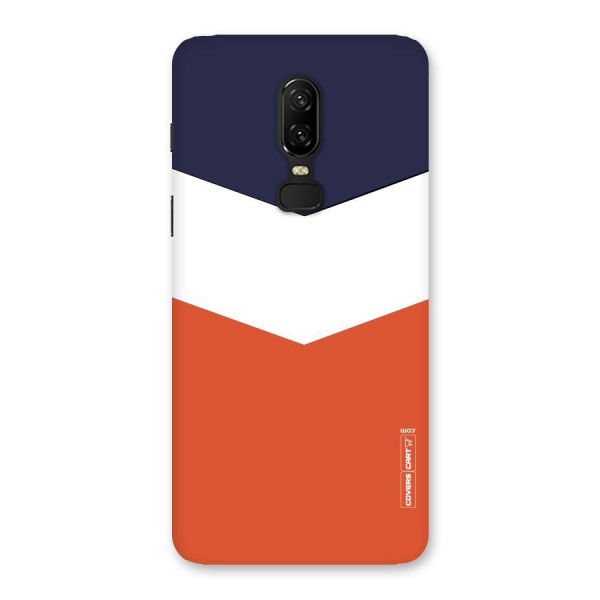 Three Colour Pattern Back Case for OnePlus 6