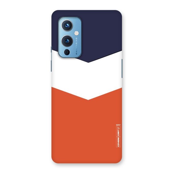 Three Colour Pattern Back Case for OnePlus 9