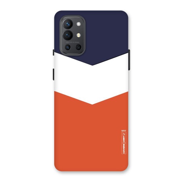 Three Colour Pattern Back Case for OnePlus 9R