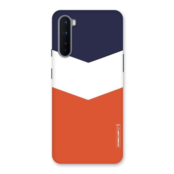 Three Colour Pattern Back Case for OnePlus Nord