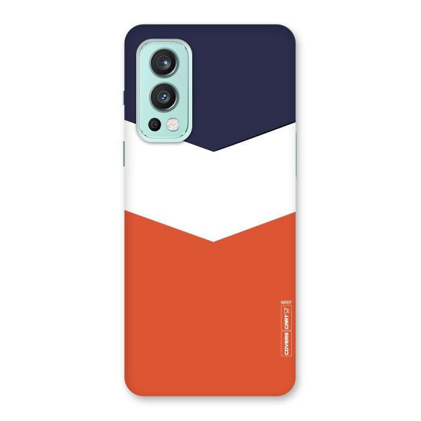Three Colour Pattern Back Case for OnePlus Nord 2 5G