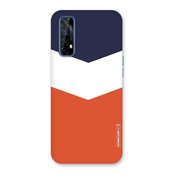 Three Colour Pattern Back Case for Realme 7