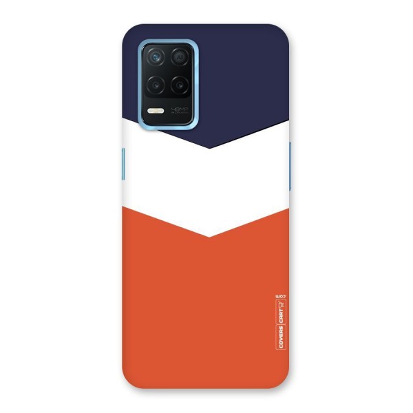 Three Colour Pattern Back Case for Realme 8s 5G