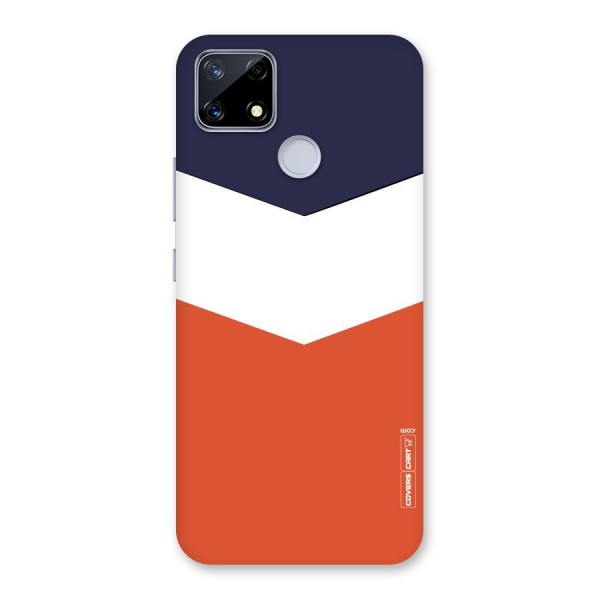 Three Colour Pattern Back Case for Realme Narzo 20