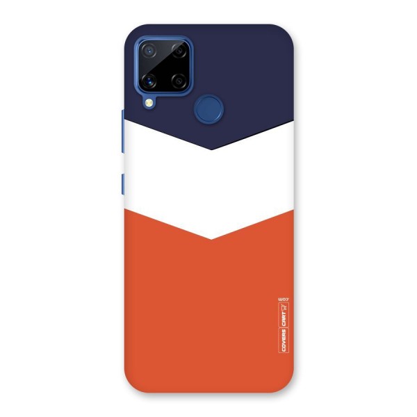 Three Colour Pattern Back Case for Realme Narzo 30A