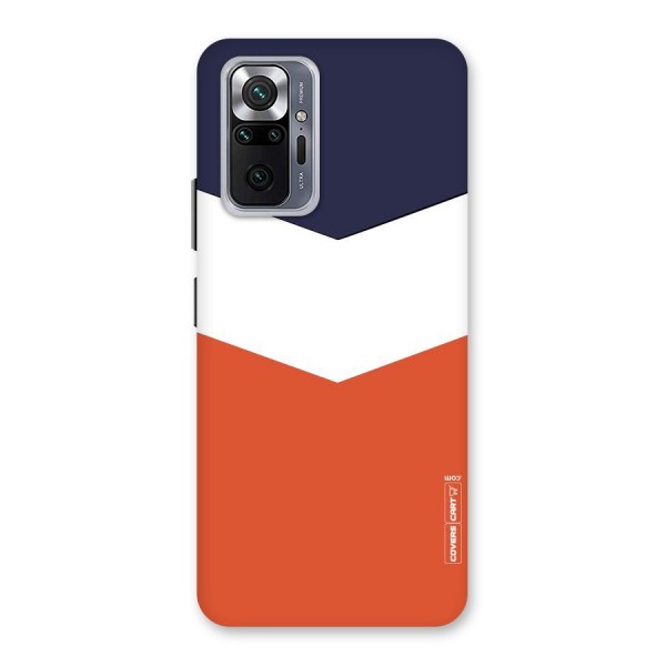 Three Colour Pattern Back Case for Redmi Note 10 Pro