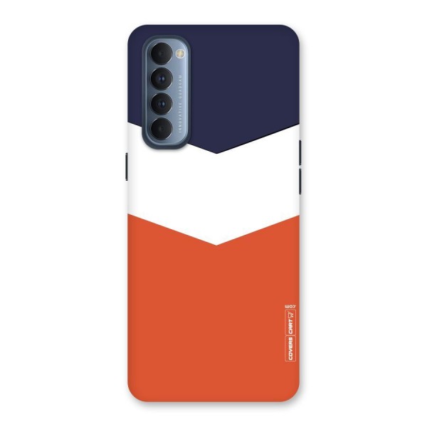 Three Colour Pattern Back Case for Reno4 Pro