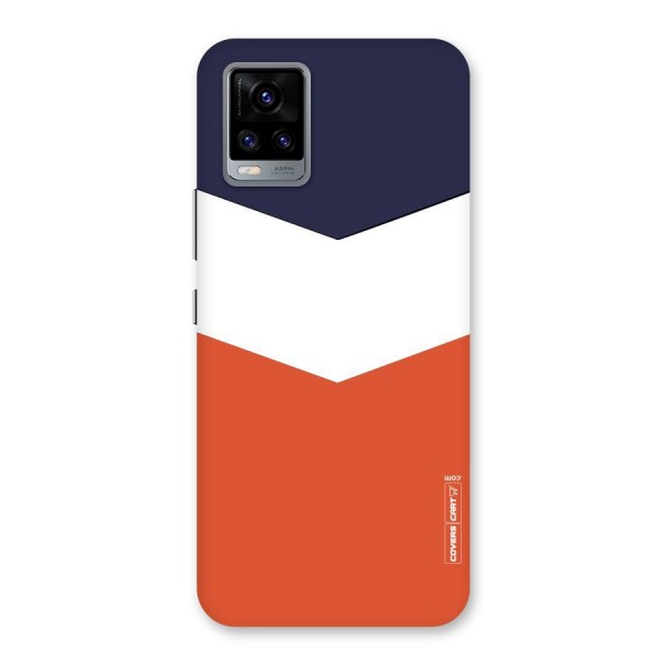 Three Colour Pattern Back Case for Vivo V20