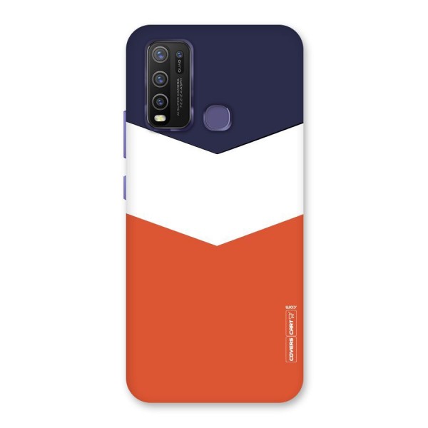 Three Colour Pattern Back Case for Vivo Y30