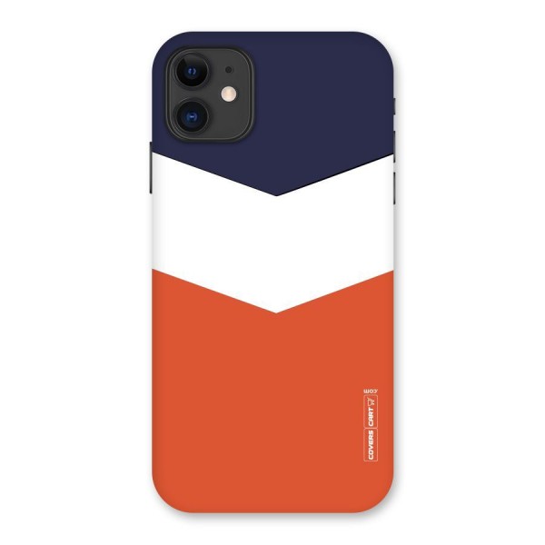 Three Colour Pattern Back Case for iPhone 11