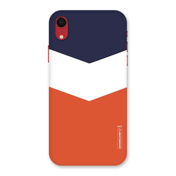 Three Colour Pattern Back Case for iPhone XR