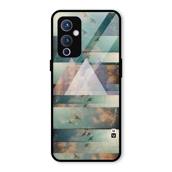 Three Triangles Glass Back Case for OnePlus 9