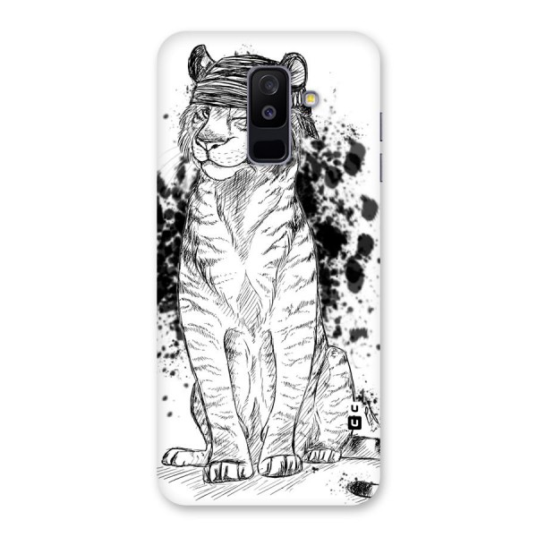 Tiger Wink Back Case for Galaxy A6 Plus