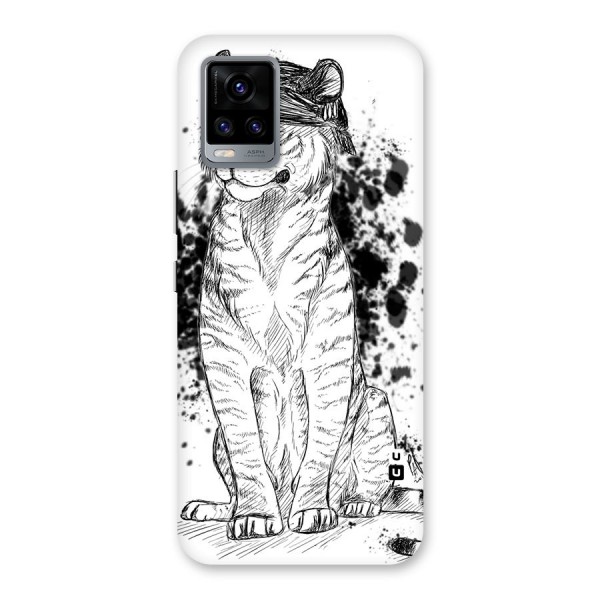 Tiger Wink Back Case for Vivo V20