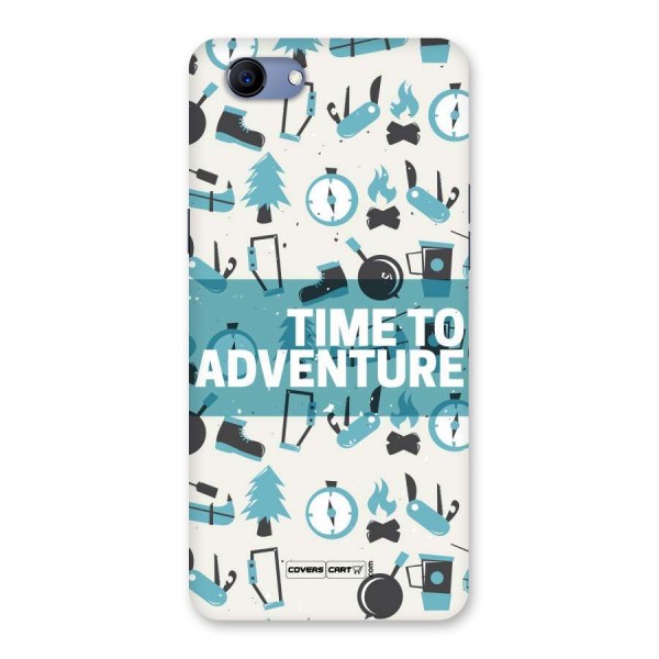 Time To Adventure Blazing Blue Back Case for Oppo Realme 1