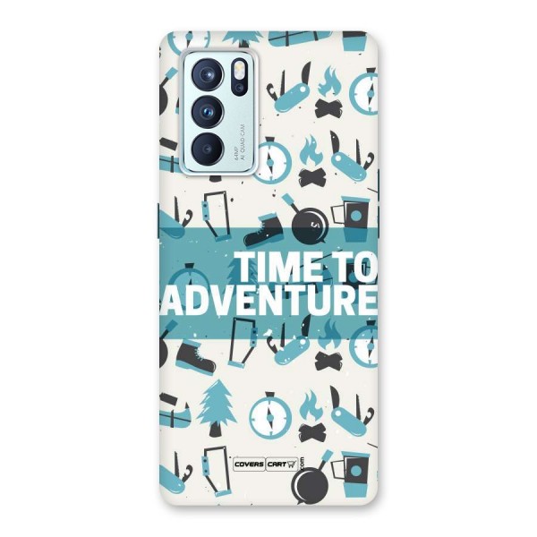 Time To Adventure Blazing Blue Back Case for Oppo Reno6 Pro 5G