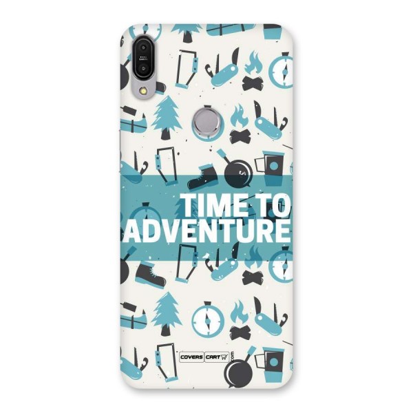 Time To Adventure Blazing Blue Back Case for Zenfone Max Pro M1