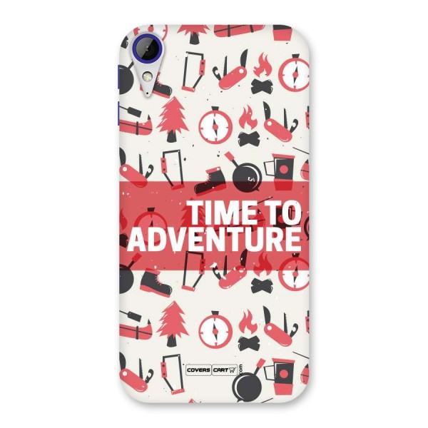 Time To Adventure Radiant Red Back Case for Desire 830