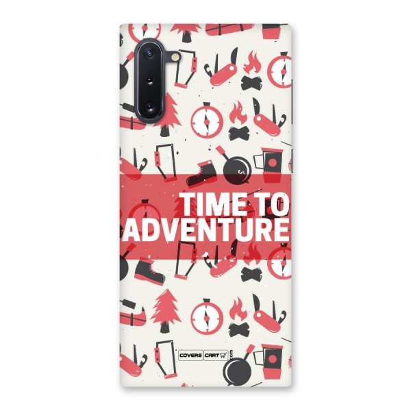 Time To Adventure Radiant Red Back Case for Galaxy Note 10